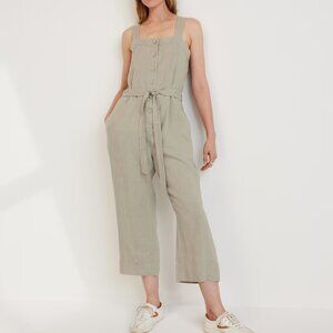 Everlane The Linen Jumpsuit - Sage Green Seagrass - 0 NWT